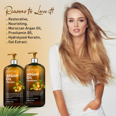 Majestic Pure Argan Oil Shampoo lather closeup highlights nourishing oil blend for hair health.