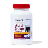 MAJOR Acid Gone extra-strength packaging front promises fast heartburn relief.