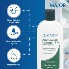 Arm application shows easy spread for daily moisturizing with Major lotion.
