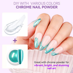 Makartt 3D Nail Gel application swatch showing smooth, thin texture for fine lines