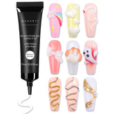Makartt Whiteout Wonder 3D gel bottle closeup highlighting long-lasting wear
