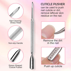 Makartt Cuticle Trimmer stainless steel construction offers durability and rust resistance for long-term use.