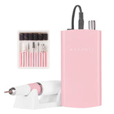 Makartt Malory pink nail drill front view for precise shaping