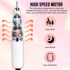 Makartt Malory pink nail drill in use for at home manicure