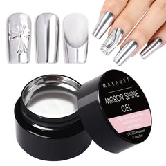 Makartt Mirror Shine Gel bottle with glossy reflective finish