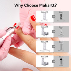 Makartt nail drill bands 120-grit medium for quick prep and smoothing