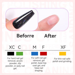 Makartt Nail Drill Bits safety flame bit for precise cuticle prep and dead skin cleaning
