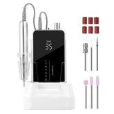 Makartt Electric Nail Drill front view enables precise shaping for acrylic or gel nails