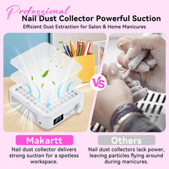 Makartt nail dust collector compact design saves desk space.