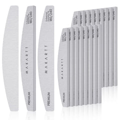 Makartt nail files bulk-pack 20pcs, ideal for busy salons and home manis.