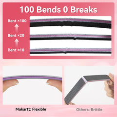 Makartt nail filers washable and salon-grade for home or professional use.