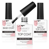 Makartt No Wipe Gel Top Coat Matte finish prolongs wear