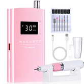 Makartt Perlarie Pearly Pink nail drill ready for precise manicure tasks