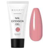 Makartt Poly Nail Gel bottle close-up highlighting the Hema-free formula for safer gel nails