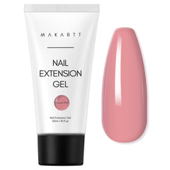 Makartt Poly Nail Gel bottle close-up highlighting the Hema-free formula for safer gel nails