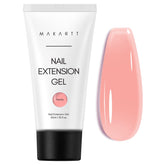 Makartt Poly Nail Gel tender nude pink 50ml front view, smooth color ideal for extensions