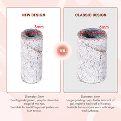Makartt sanding bands with thicker 1.5mm sandpaper for durability during sessions.