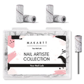 Makartt sanding bands with 50pcs and 3.1mm mandrel for precise gel nail removal.