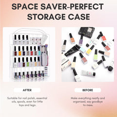 Makartt see-through panel displays nail colors at a glance.
