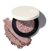 MAKE Beauty Gleam Rose Gold foil finish on lids for luminous, dramatic looks.