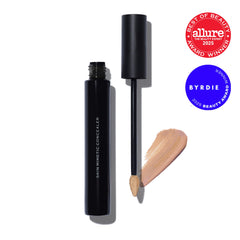 MAKE Beauty Skin Mimetic Concealer applicator tip demonstrates precise, crease-free spot concealment