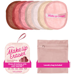 MakeUp Eraser Sweet Cheeks 7ct bundle demonstrates gentle water-based cleansing.