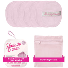 MakeUp Eraser original seven-day set water removal in action for everyday makeup removal.