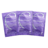 Malibu C Blondes Wellness Remedy packaging shows 3 vegan packets for bright blonde tones.