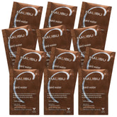 Malibu C Hard Water Remedy packets ready for treatment to boost shine and mineral detox