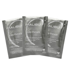 Malibu C Scalp Therapy Wellness Remedy packets ready for weekly scalp treatment