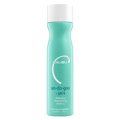 Malibu C Un-Do-Goo Clarifying Shampoo bottle cleanses residue while preserving color-treated hair shine
