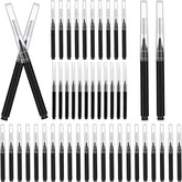 Mamxwaga micro eyebrow brush with cap for tidy storage and precise brow shaping