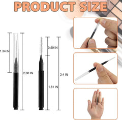 Mamxwaga spoolie lash comb separates lashes for clump-free mascara application
