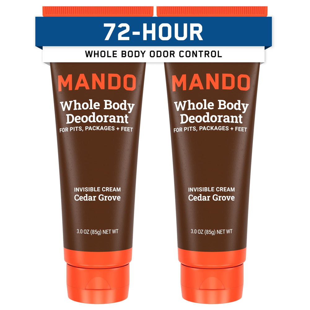 Mando Cedar Grove tubes in a pack of two offer long-lasting odor control.