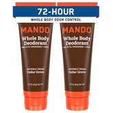 Mando Cedar Grove tubes in a pack of two offer long-lasting odor control.