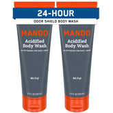 Mando Odor Shield Body Wash bottle, Mt Fuji scent, supports odor control after shower.