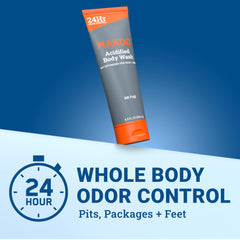 Mando Odor Shield Body Wash pump dispensing provides smooth lather for odor-conscious routines.