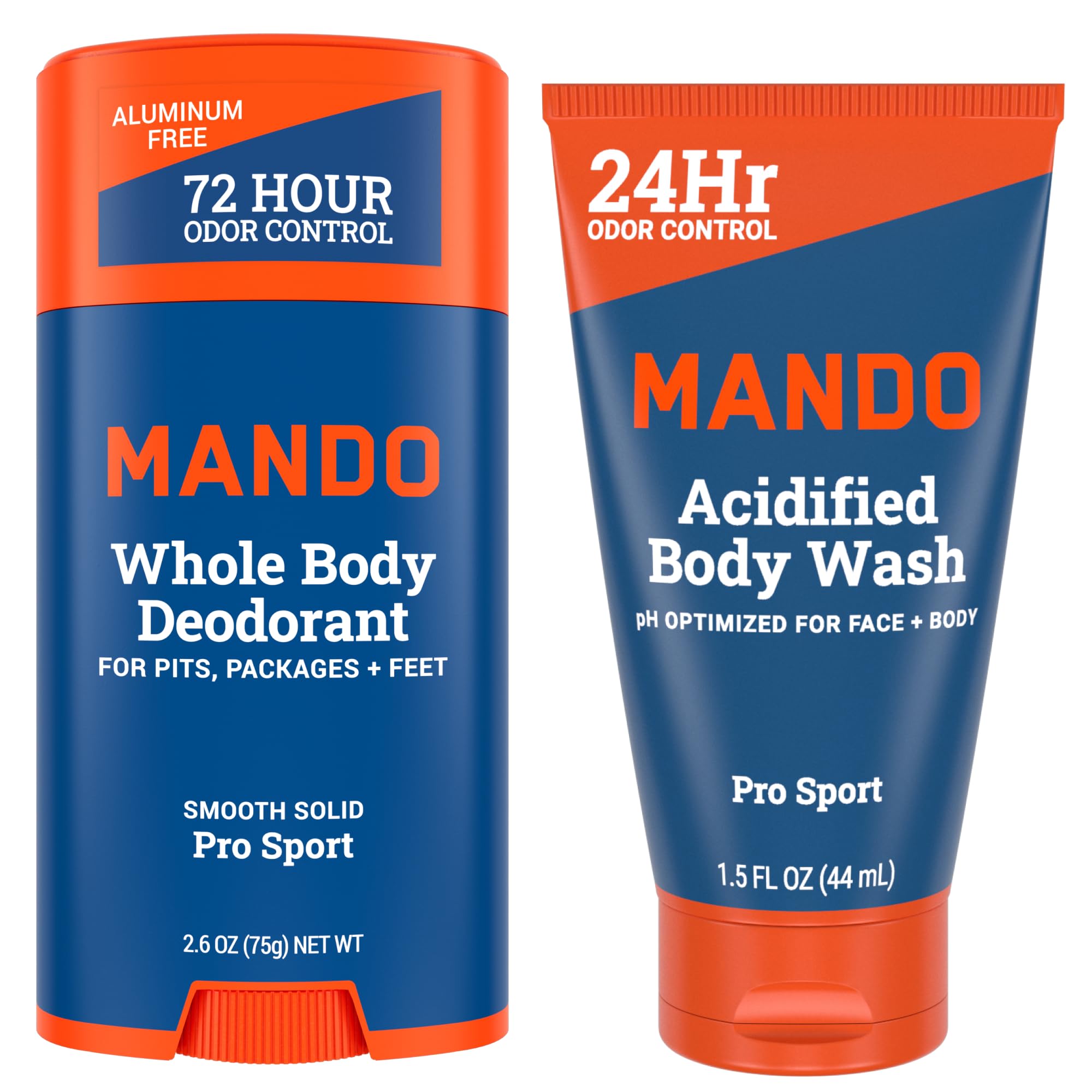 Mando Smooth Solid Stick: aplicación suave para control de olor durante todo el día.
