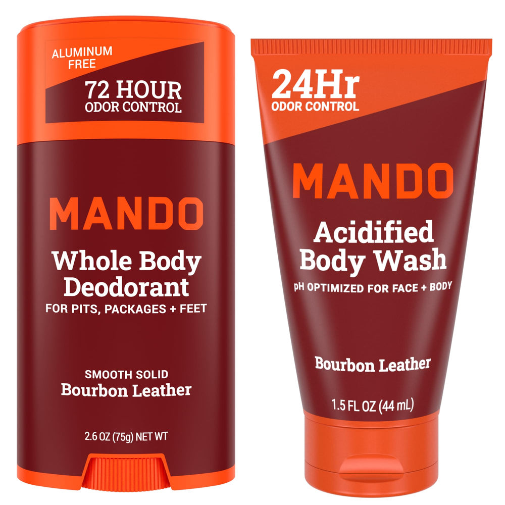 Mando smooth solid stick glide demonstrates all-day odor control.