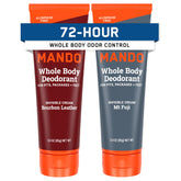 Mando Bourbon Leather tube delivering all-day odor control for men.