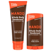 Mando cream-tube ready for smooth application and all-day odor control.
