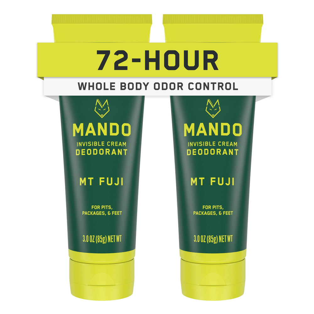 Mando Mt Fuji deodorant jar front view for all-day odor control