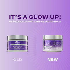 Applying The Mane Choice Alpha Curly Defining Cream to damp curls for smoothing.