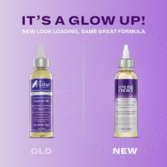 Alpha Multi-Vitamin Scalp Oil being applied to scalp for revitalizing nourishment.