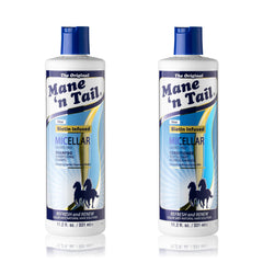 Mane 'n Tail micellar shampoo bottle front with detox-focused formula.