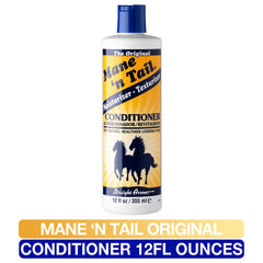 Mane 'n Tail Moisturizer Texturizer close-up on a soft, lustrous coat