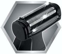 MANGROOMER 2.0 three-length attachment combs enables precise trimming lengths.
