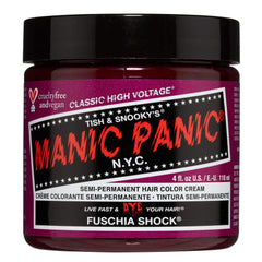 MANIC PANIC Classic Fuschia Shock bottle delivering vibrant DIY color.