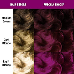 MANIC PANIC Classic Fuschia Shock mixing bowl for custom shade creation.