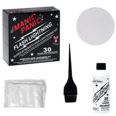 MANIC PANIC dust-free bleach powder ensures smooth, even lightening